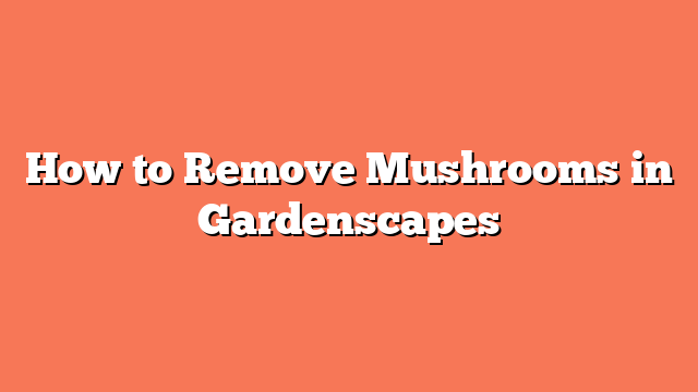 How to Remove Mushrooms in Gardenscapes