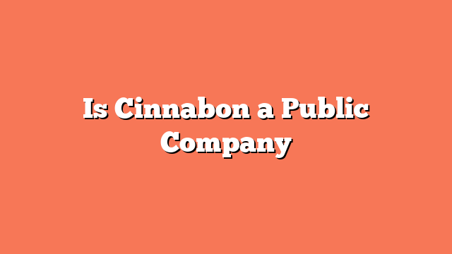 Is Cinnabon a Public Company